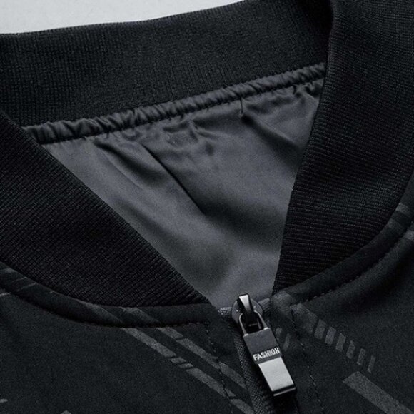 Casual Men's Bomber Jacket - Picture 7 of 7